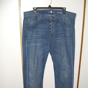 MEN'S 7 FOR ALL MANKIND STANDARD JEANS SIZE 36